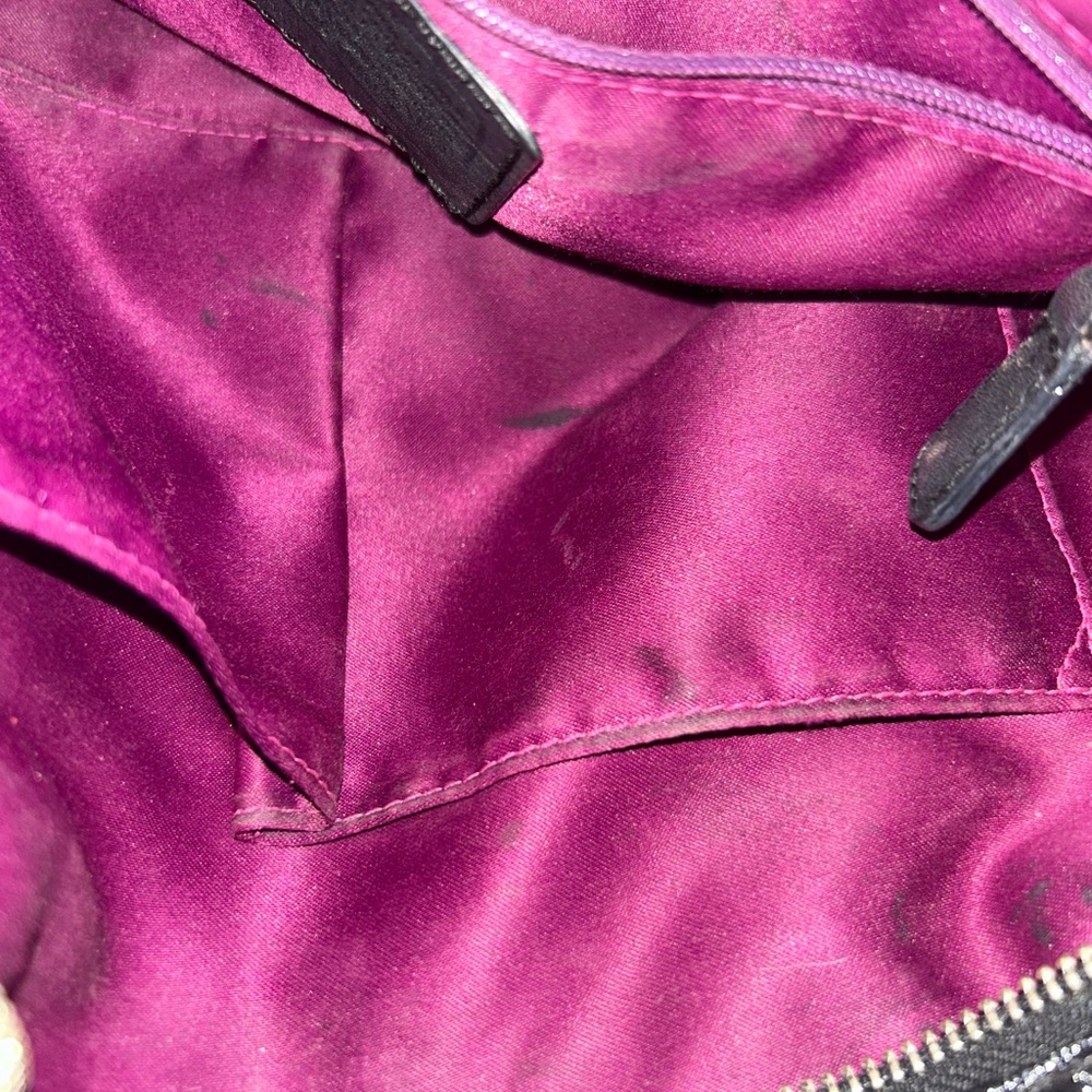 Coach Zoe patent leather hobo 
12 x 10 x 4. Couple marks on inside and out - Picture 7 of 8